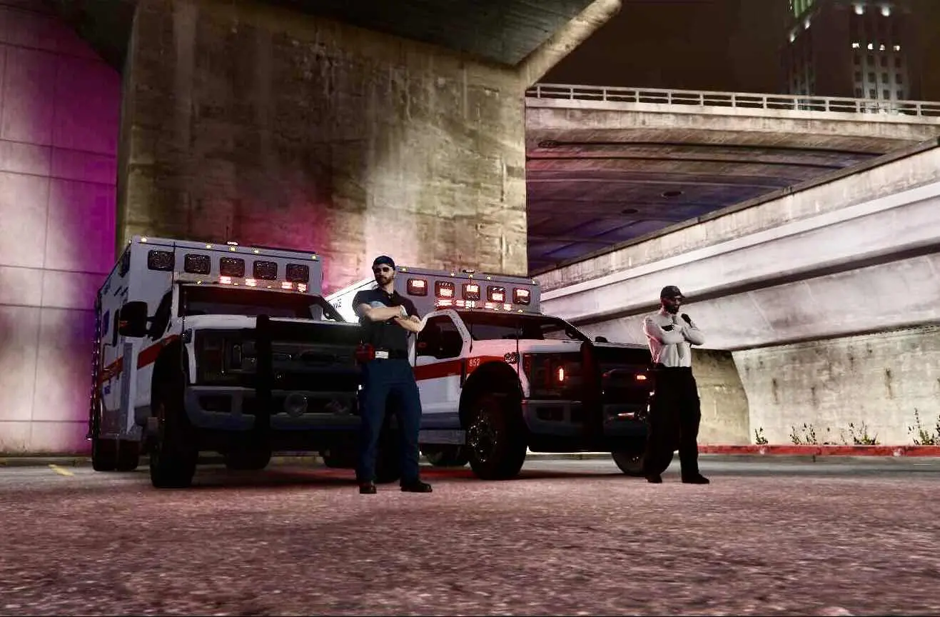 Third Eye Roleplay FiveM EMS ambulance crew photo